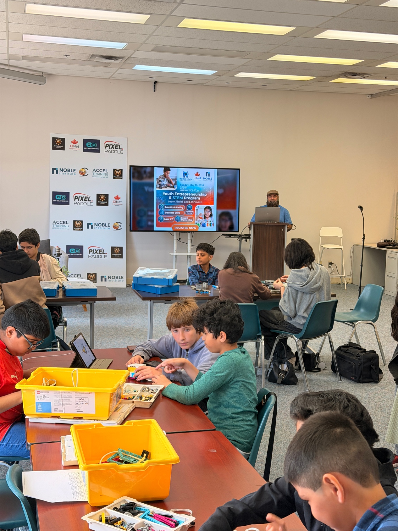 Youth Entrepreneurship & STEM Program session in progress